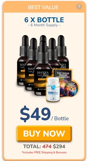 mannaflux 6 bottle $49